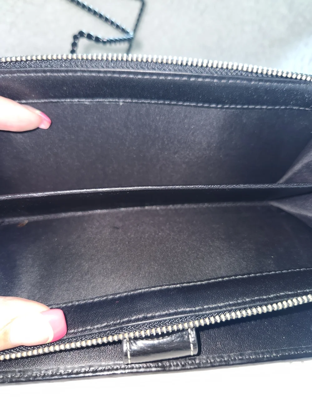 Coach Signature Canvas Wallet in Black And Gray